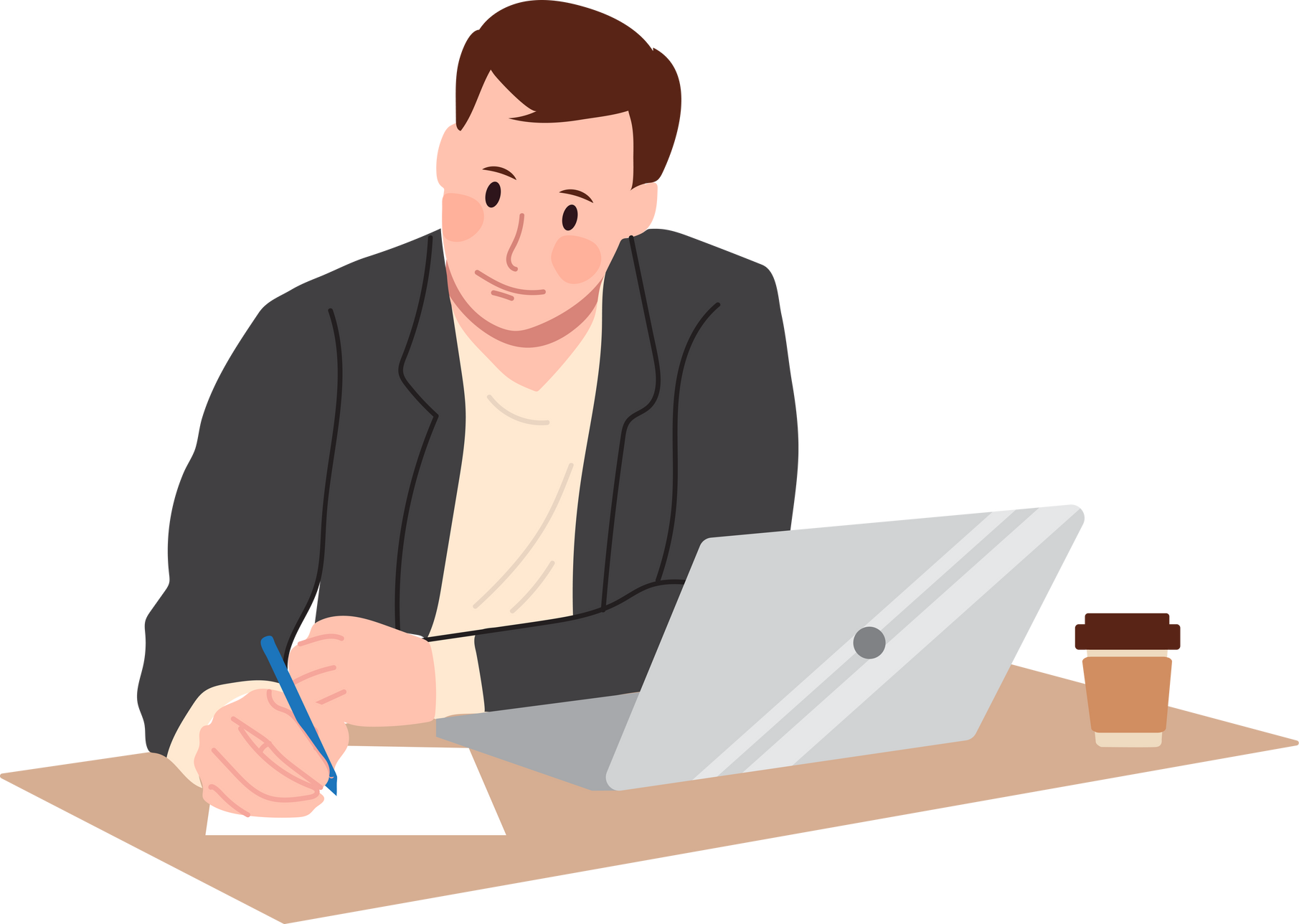 Businessman at the office.